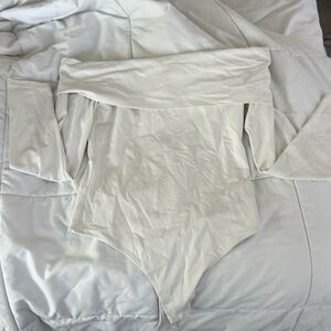 Cream Aritzia Bodysuit